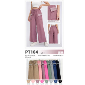 JERA-PT164 / PANTALON ACAMPANADO / PAQUETE 10 PZAS: $57 C/PZA - PAQUETE 100 PZAS: $54C/PZA