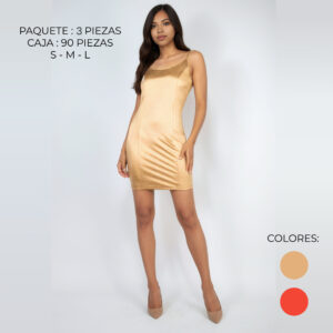 IRIS-ID5691 / VESTIDO CON STRASS / PAQUETE 3 PZAS: $275 C/PZA - PAQUETE 90 PZAS: $223 C/PZA