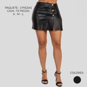 IRIS-IS1523/ FALDA CON ABERTURA FONTAL / PAQUETE 3 PZAS: $211 C/PZA - PAQUETE 72 PZAS: $171 C/PZA