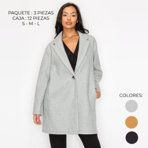 IRIS-BJ07352 / ABRIGO JUVENIL / PAQUETE 3 PZAS: $412 C/PZA - PAQUETE 12 PZAS: $334 C/PZA