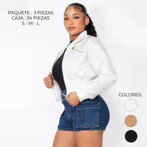 IRIS-BJ07378/ CHAMARRA JUVENIL / PAQUETE 3 PZAS: $475 C/PZA - PAQUETE 24 PZAS: $386 C/PZA