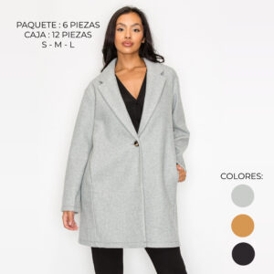 IRIS-BJ07352 / ABRIGO JUVENIL / PAQUETE 6 PZAS: $412 C/PZA - PAQUETE 12 PZAS: $334 C/PZA