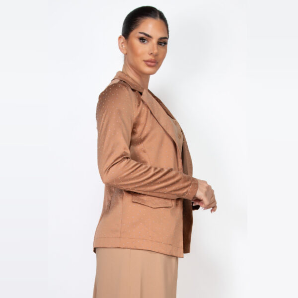 IRIS-HMJ21317 / BLAZER SATINADO CON PEDRERIA / PAQUETE 6 PZAS: $320 C/PZA - PAQUETE 36 PZAS: $260 C/PZA - Imagen 5