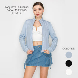IRIS-IJ99356 / CHAMARRA LIGERA / PAQUETE 6 PZAS: $393 C/PZA - PAQUETE 36 PZAS: $320 C/PZA