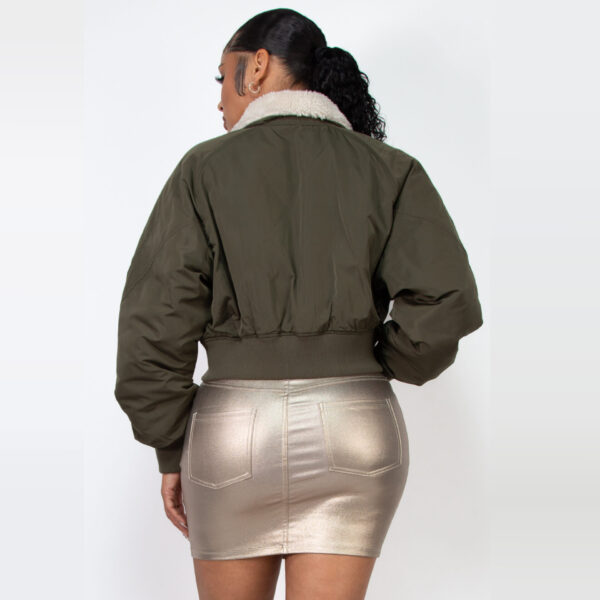 IRIS-IJ99407/ CHAMARRA CROP ESTILO BOMBER / PAQUETE 6 PZAS: $494 C/PZA - PAQUETE 24 PZAS: $401 C/PZA - Imagen 5