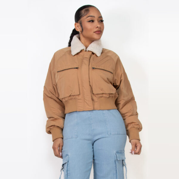IRIS-IJ99407/ CHAMARRA CROP ESTILO BOMBER / PAQUETE 6 PZAS: $494 C/PZA - PAQUETE 24 PZAS: $401 C/PZA - Imagen 7