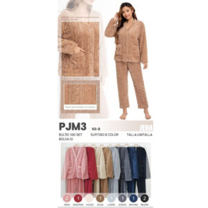 JERA-PJM3 / PIJAMA POLAR / PAQUETE 10 PZAS: $136 C/PZA - PAQUETE 100 PZAS: $128