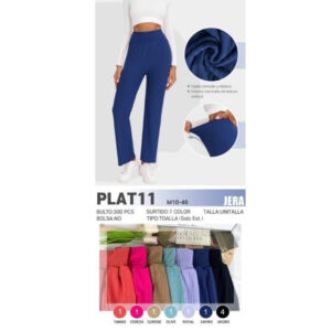 JERA-PLAT11 / PANTALON CON PRETINA / PAQUETE 10 PZAS: $45 C/PZA - PAQUETE 100 PZAS: $43 C/PZA