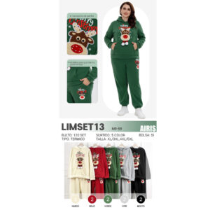 JERA-LIMSET13 / PANTS EN TALLA GRANDE NAVIDEÑO / PAQUETE 10 PZAS: $153 C/PZA - PAQUETE 100 PZAS: $145 C/PZA