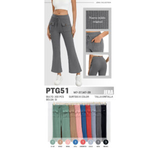 JERA-PTG51 / PANTALON ACAMPANADO / PAQUETE 10 PZAS: $77 C/PZA - PAQUETE 100 PZAS: $73 C/PZA
