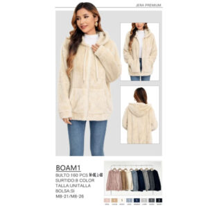 JERA-BOAM1 / CHAMARRA POLAR / PAQUETE 10 PZAS: $106 C/PZA - PAQUETE 100 PZAS: $100 C/PZA