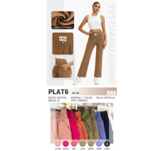JERA-PLAT6 / PANTALON CON DECORACION / PAQUETE 10 PZAS: $46 C/PZA - PAQUETE 100 PZAS: $44 C/PZA