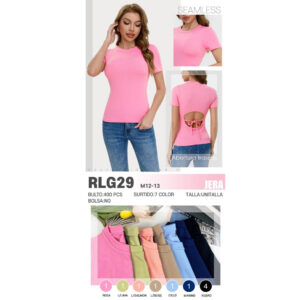 JERA-RLG29 / BLUSA CON ABERTURA / PAQUETE 10 PZAS: $36 C/PZA - PAQUETE 100 PZAS: $34 C/PZA