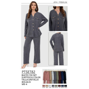 JERA-PTSET82 / CONJUNTO DE VESTIR / PAQUETE 10 PZAS: $165 C/PZA - PAQUETE 100 PZAS: $156 C/PZA
