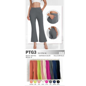 JERA-PTG3 / PANTALON AJUSTADO Y CORTE DE CAMPANA /PAQUETE 10 PZAS: $59 C/PZA - PAQUETE 100 PZAS: $56 C/PZA