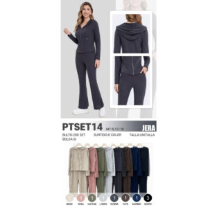 JERA-PTSET14 / CONJUNTO DE 2 PIEZAS / PAQUETE 10 PZAS: $124 C/PZA - PAQUETE 100 PZAS: $117 C/PZA