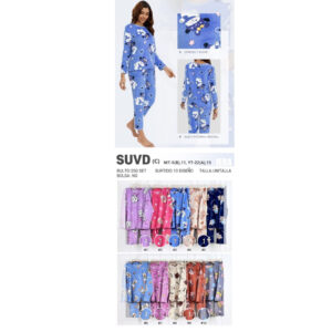 JERA-SUVD C (M7-5) / PIJAMA POLAR CON DISEÑO / PAQUETE 10 PZAS: $63 C/PZA - PAQUETE 100 PZAS: $59 C/PZA